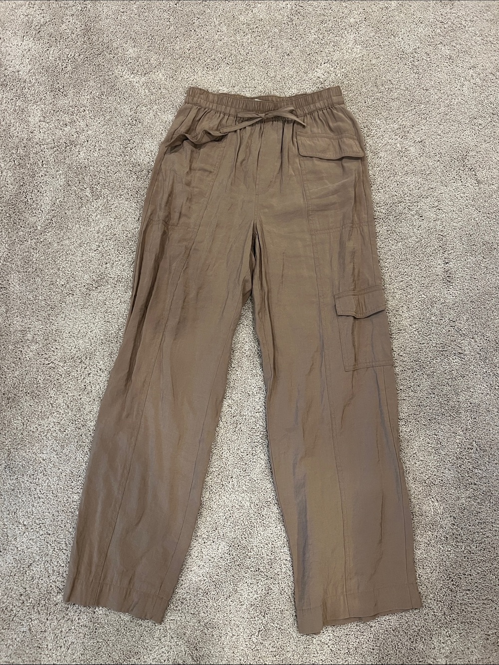 Madewell Brown Straight Leg Cargo Pants